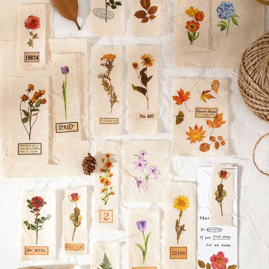 Hobbisland Blumen-Aufkleber-Set mit Rosen und Sonnenblumen in Multicolour für Journaling und Scrapbooking - Bild 2