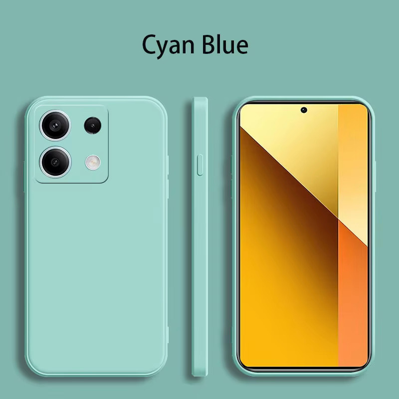 Flüssig-Silikon-Schutzhülle für Xiaomi Redmi Note 13 12 Pro 11 11s 12s 12C 13C 4G A1 A2 Plus A3 in Blau - Bild 2