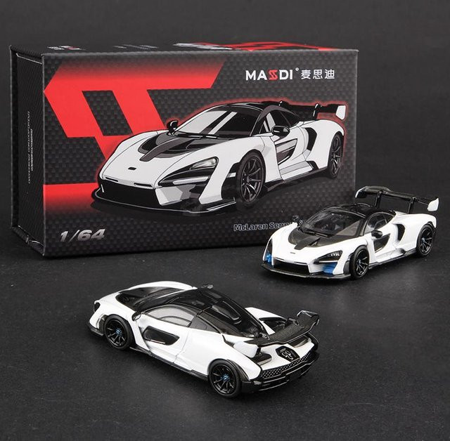 Massdi McLaren Senna Automodell, 1:64, Metall, ab 14 Jahren - Bild 1