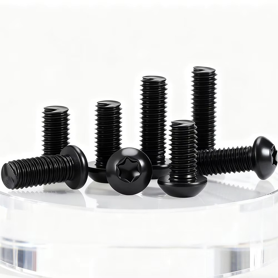 ERICS Rundkopf-Torx-Schrauben mit Sechs-Lappen-Antrieb aus schwarzem Kohlenstoffstahl Güteklasse 10,9 nach GB/T2672 - Bild 5