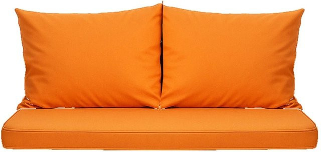 Setgarden Mix Bench Kissen Set für 2-Sitzer Bänke, Farbe Orange, B/T: 110 x 60 cm und 2 Kissen B/H: 50 x 56 cm - Bild 1