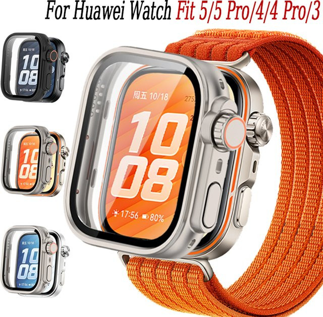 Huawei Uhrenzubehör, PC-Gehäuse + HD-Glas, Huawei Watch Fit 5/5 Pro - Bild 1