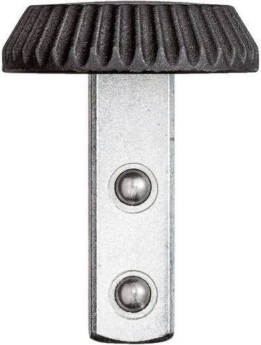 Gedore Verbindungsvierkant 3/8 Zoll mit Knopf aus Chrom-Vanadium in Silber - Bild 1