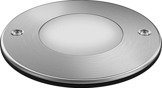 Philips LED-Einbauleuchte Moss in Edelstahl für Garten und Hof, Warmweiß, Silber - Bild 1