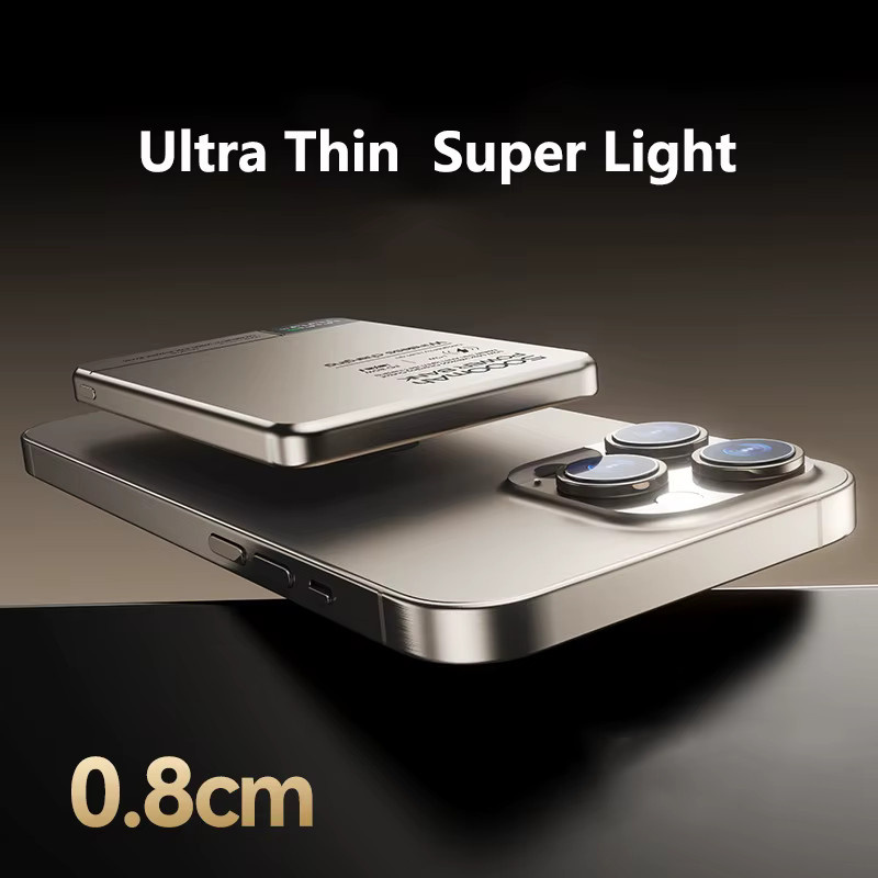 3-in-1 Magnetische Powerbank mit PD20W Schnellladegerät und MagSafe Kompatibilität für iPhone, iWatch und AirPods in Grau - Bild 3