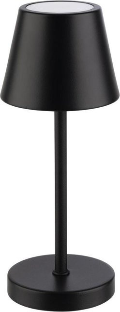 APS Akkutischleuchte MERLE MICRO LED in Schwarz, dimmbar mit Fernbedienung, Durchmesser: 8 cm, Höhe: 20 cm - Bild 1