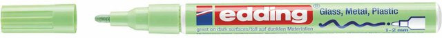 edding 751 Glanzmarker Permanent in Pastellgrün mit feiner Spitze - Bild 1