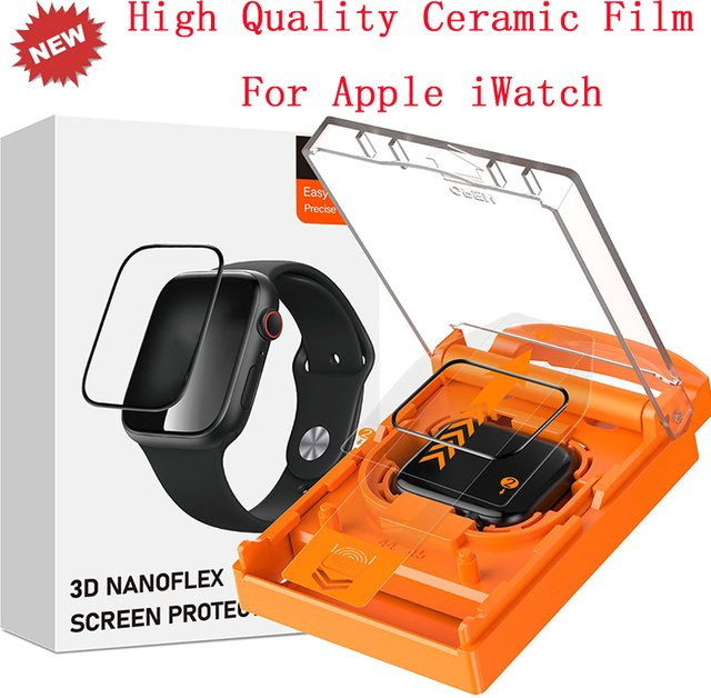 OAKCHARM Displayschutzfolie Keramik, transparent, Apple iWatch Ultra - Bild 1