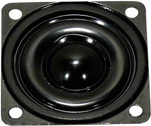 Visaton K 40 SQ Kleinlautsprecher 0,5W 8 Ohm Schwarz mit Kunststoff-Membran - Bild 1