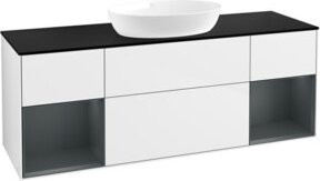 V&B Waschtischunterschrank Finion in Weiß lackiert, Breite: 160 cm, Tiefe: 50,1 cm, Höhe: 50,1 cm - Bild 1