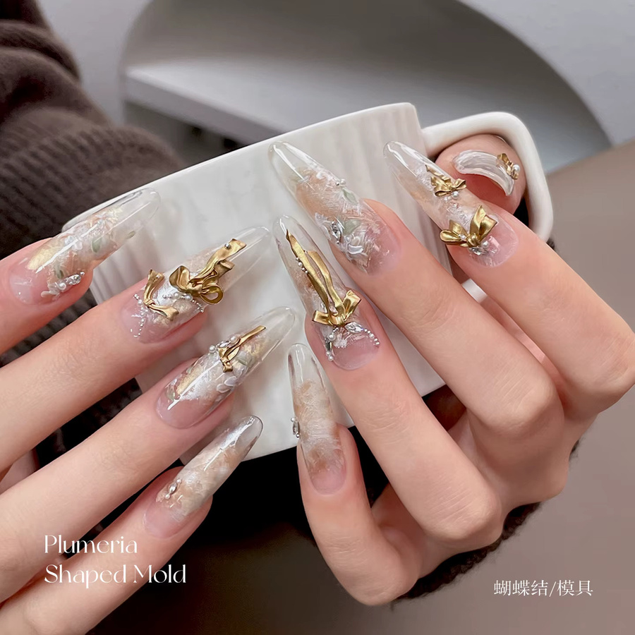 Kaniu Silikonform für Nageldesign, Bogen-Design, Transparent - Bild 3