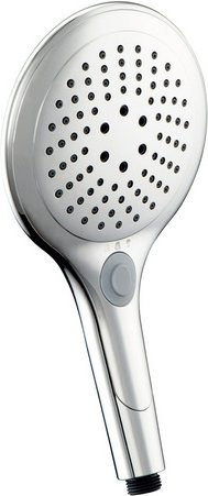 WELLWATER Handbrause Malina mit 3 Strahlarten in Chrom und Silber, Höhe: 28,2 cm, Breite: 15,0 cm, Tiefe: 7,2 cm - Bild 1
