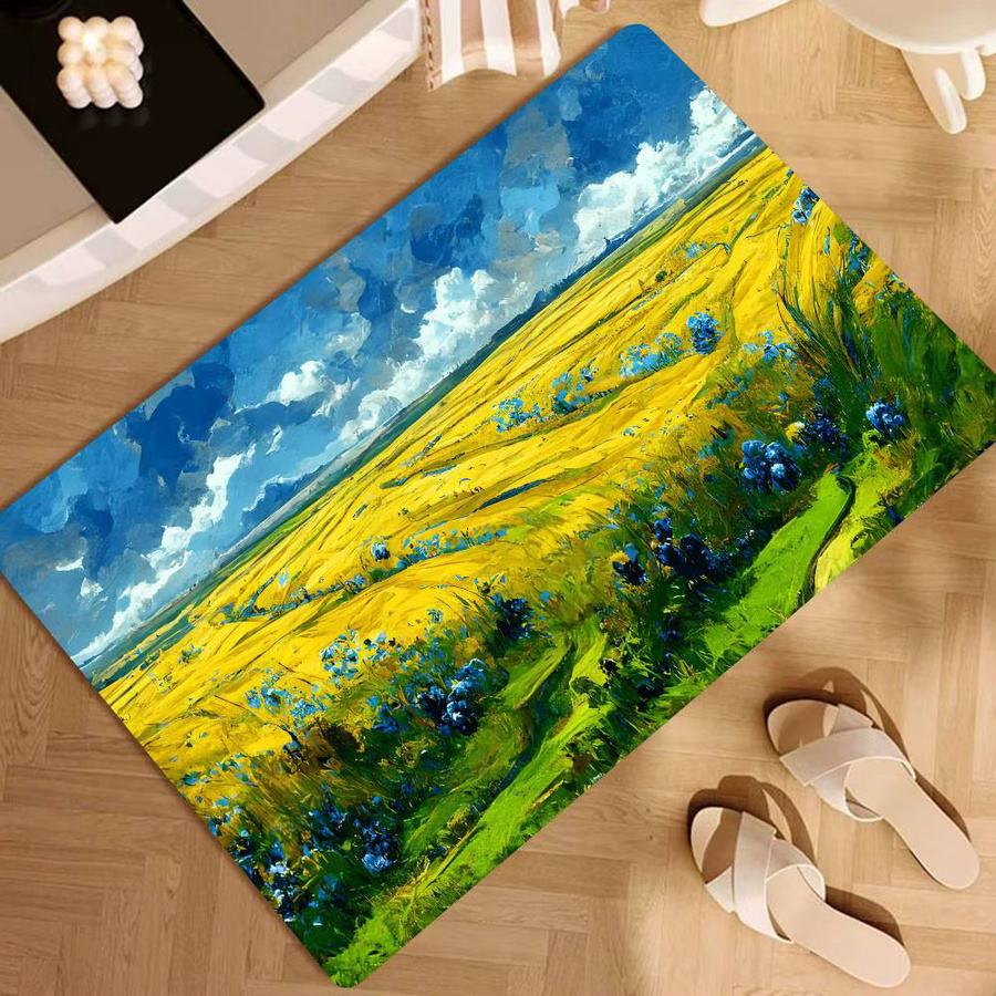 Rutschfeste Bodenmatte mit Claude Monet Ölgemälde Motiv für Wohnzimmer, Küche oder Badezimmer - Bild 5