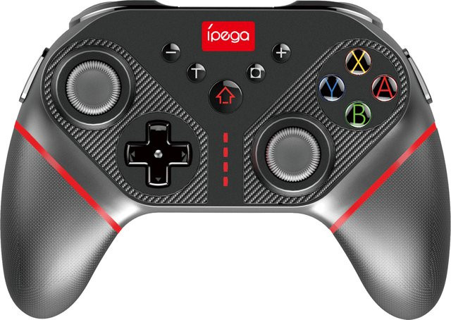 IPEGA Kabelloser Controller SW038A in Schwarz für Nintendo Switch, Android und PC mit Dual-Vibration und 6-Achsen-Gyroskop - Bild 1