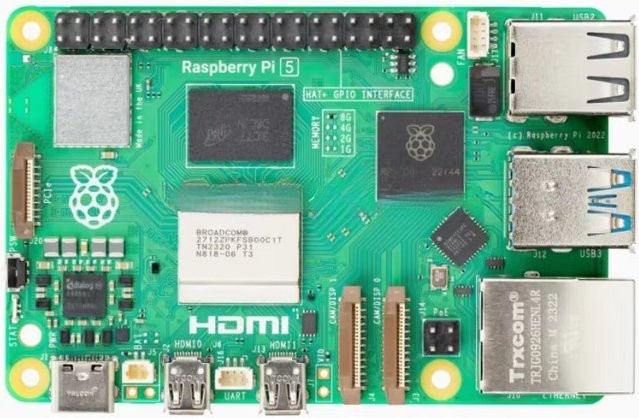 Raspberry Pi 5 Entwicklungsboard 5. Generation für KI und Computeranwendungen - Bild 1