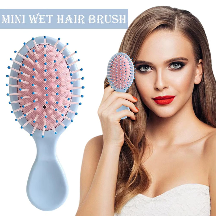 Mini-Haarbürste für Damen und Mädchen, Reise-Entwirrbürste - Bild 2
