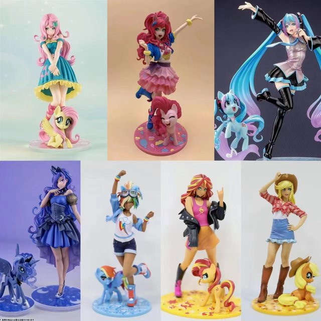 Bandai My Little Pony Hatsune Miku Q-Version Figur, Kunststoff, Bunt / Mehrfarbig - Bild 1