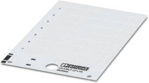 Phoenix Contact 0828885 US-EMLP Gerätemarkierung Gelb, 240 Stück pro Bogen, Aufkleber 22 x 22 mm - Bild 1