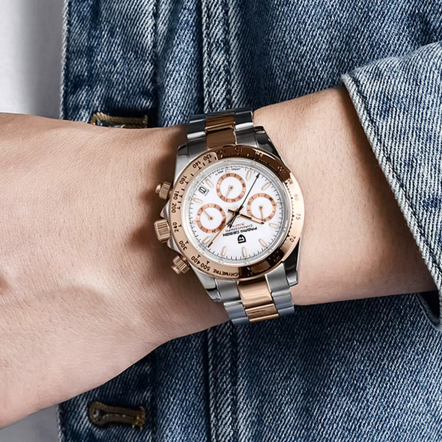 PAGANI DESIGN Chronograph, Quarz, Edelstahl, Herren - Bild 2