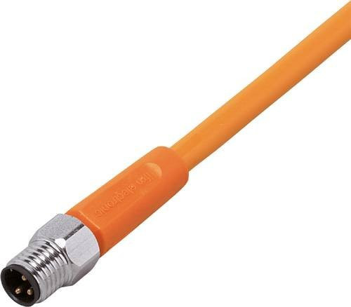 ifm Electronic EVT647 Verbindungsleitung mit geradem Stecker, orange, 3-polig, Länge: 2,2 m - Bild 1