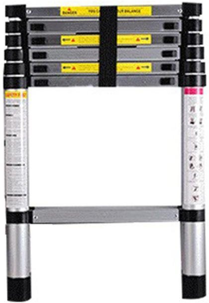 Aimo Mehrzweck-Einziehleiter aus Aluminium in Grau, 2m Höhe - Bild 1