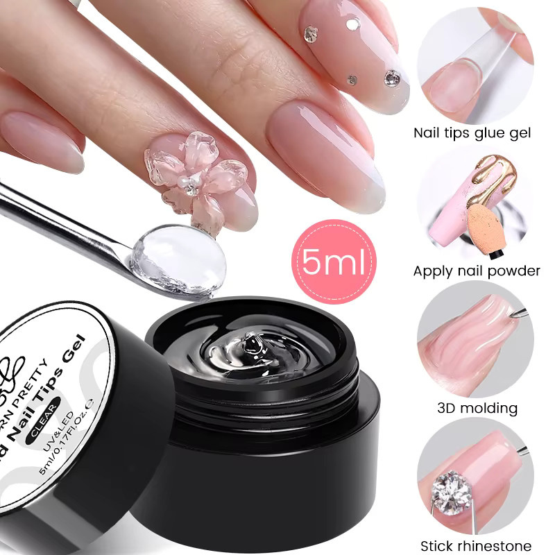 BORN PRETTY Gel-Nagellack, Transparent, Glänzend, 5 ml - Bild 2