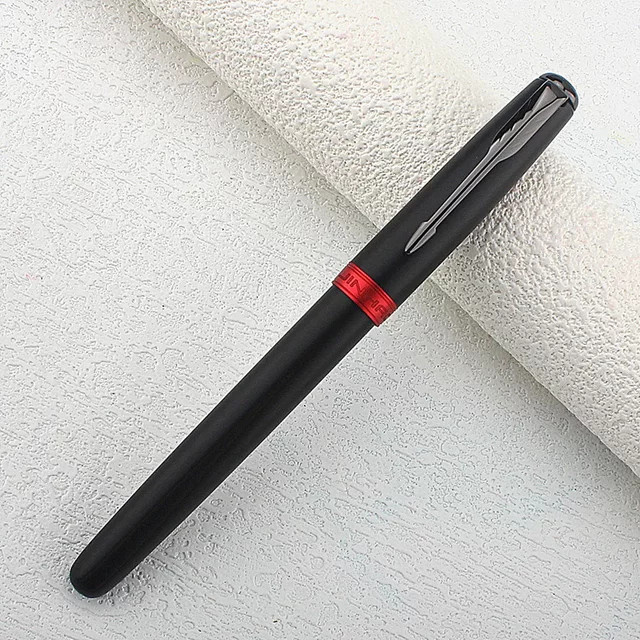 Jinhao 75 Füllfederhalter in Schwarz mit Konverter und extrafeiner 0,4 mm Spitze - Bild 1