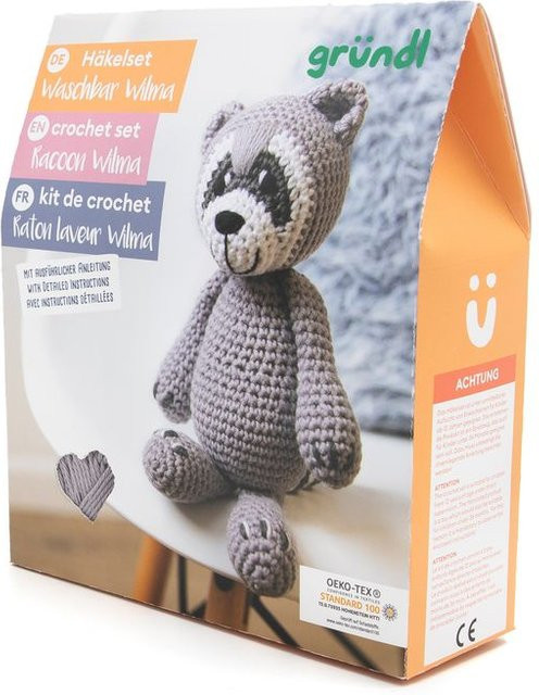 Gründl Waschbär Wilma Häkelset - Bild 1