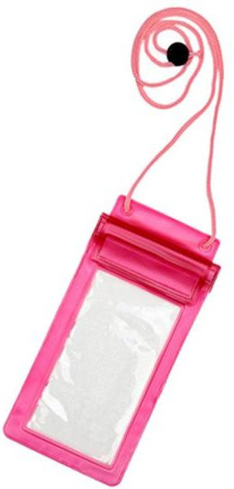 Wasserdichte universelle transparente Handytasche von Puntos in Rosa - Bild 1
