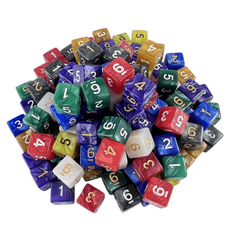 Dormia DND Würfel, 10-teiliges Set, Gelb, Bunt / Mehrfarbig, Kunststoff - Bild 2
