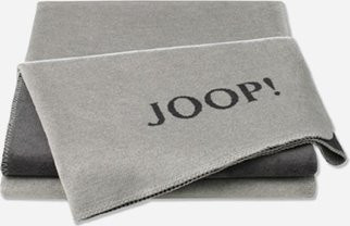 Wohndecke JOOP! FABRICS COLLECTION UNI-DOUBLEFACE in Grau, B/T: 150 x 200 cm - Bild 1