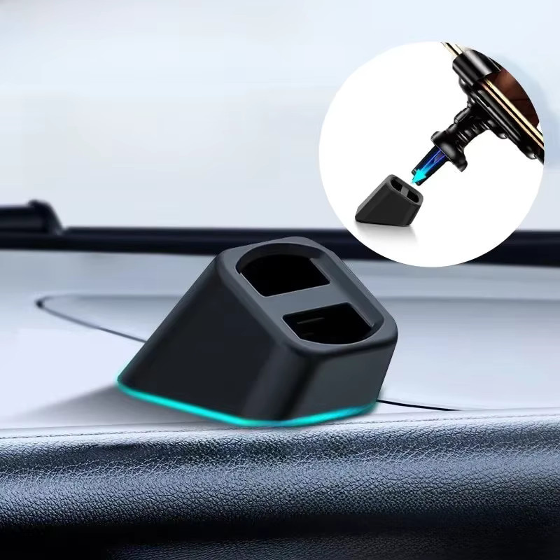 VIKEFON Universelle kabellose Auto-Ladestation und Handyhalterung für das Armaturenbrett oder den Luftauslass in Schwarz - Bild 4