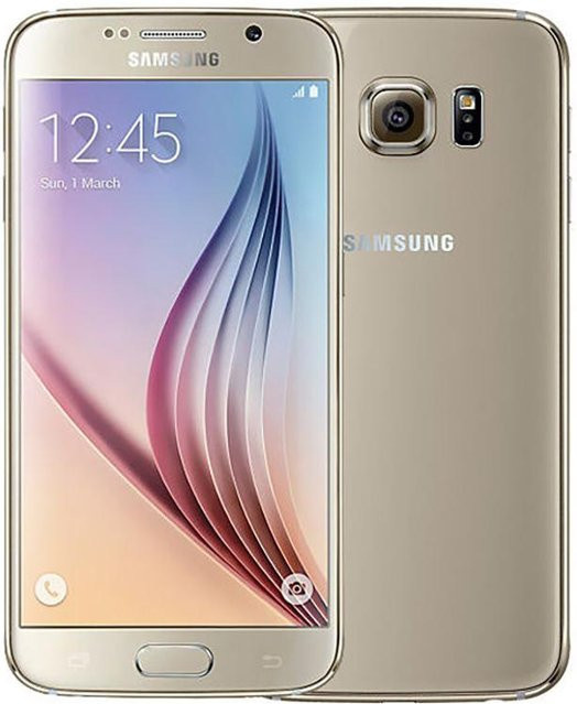 Samsung Galaxy S6 G920F Smartphone Gold Refurbished mit 32GB ROM und 3GB RAM - Bild 1