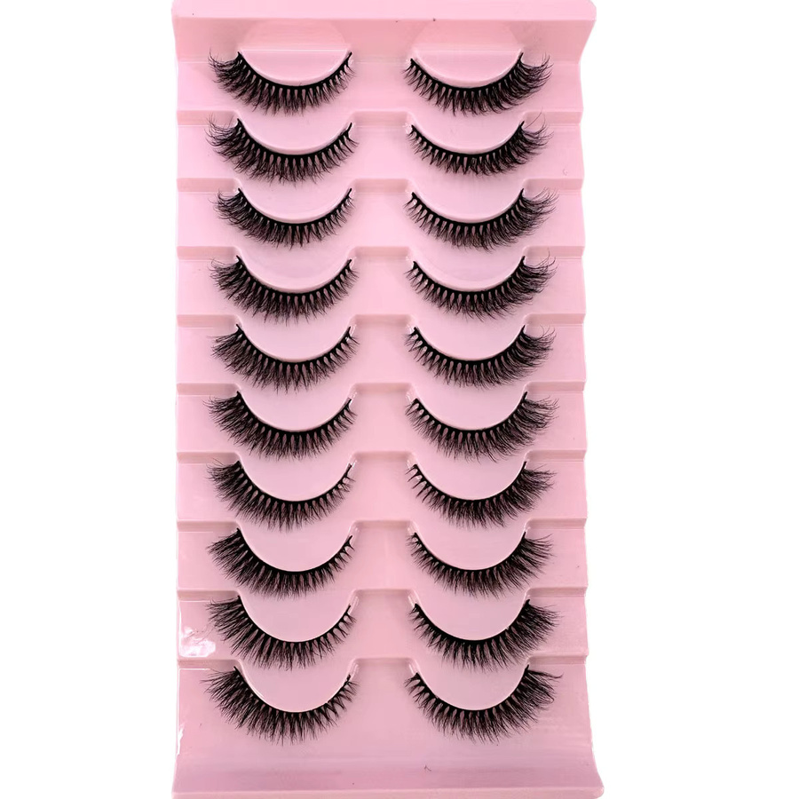LYBCG Kunstwimpern, Black, 10 Paar, Unisex - Bild 2
