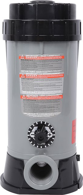 CL-200 Automatischer Chlorspender und Chlorinator zur Schwimmbad-Desinfektion in Grau - Bild 1