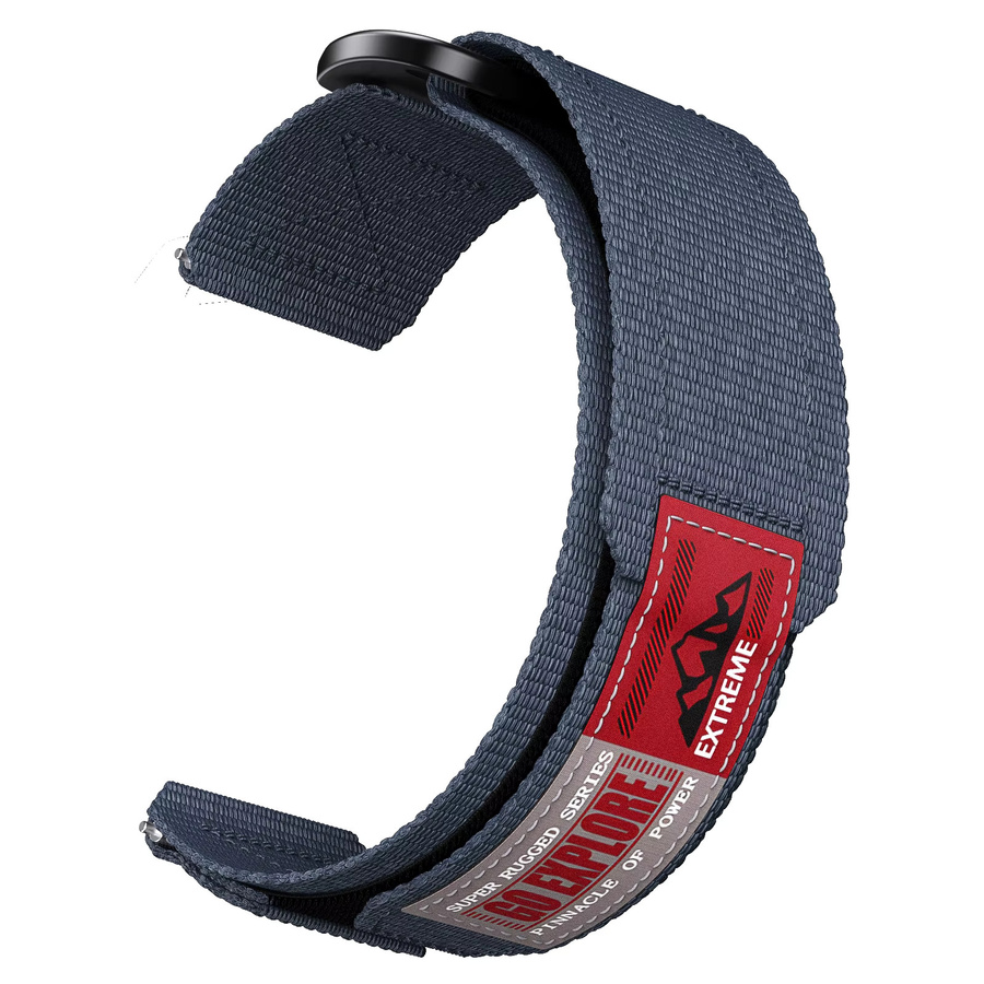 NUOTUO Uhrenarmband Nylon, Schwarz, Unisex - Bild 4