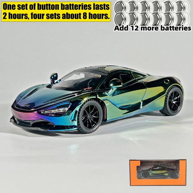 Linyi toy car Mclaren 720S Super Sportwagen, Modellauto, 1:32, Metall, ab 14 Jahren - Bild 1