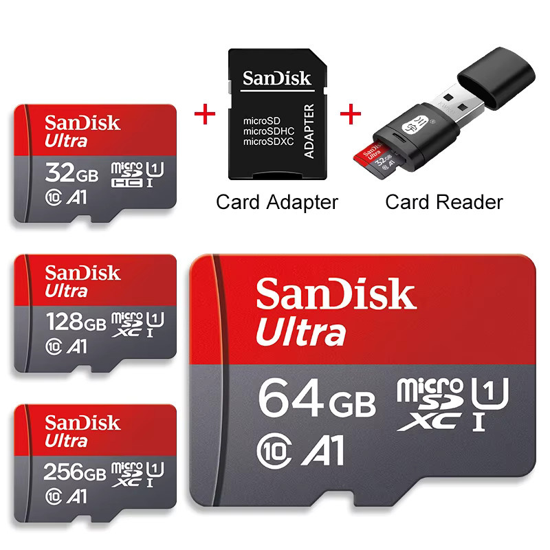 SanDisk microSD Speicherkarte Class 10 UHS-1 mit Kartenleser, 256 GB - Bild 2