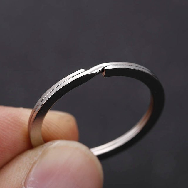 Schlüsselring Edelstahl, 20-teilig, Unisex - Bild 1