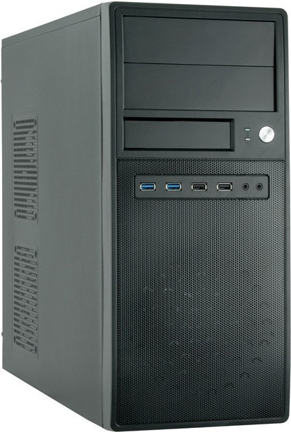 Chieftec Mesh Series CG-04B-OP Midi Tower ATX Gehäuse in Schwarz mit USB-C, USB-A und 3,5 mm Audio-Anschlüssen - Bild 1