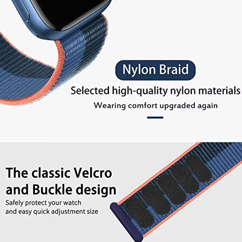 Uhrenarmband Textil/NATO, Bunt, Unisex, für Apple Watch - Bild 2