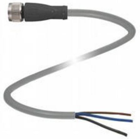 Pepperl+Fuchs Kabeldose M12 Buchse gerade grau 3,00 m 3-polig - Bild 1