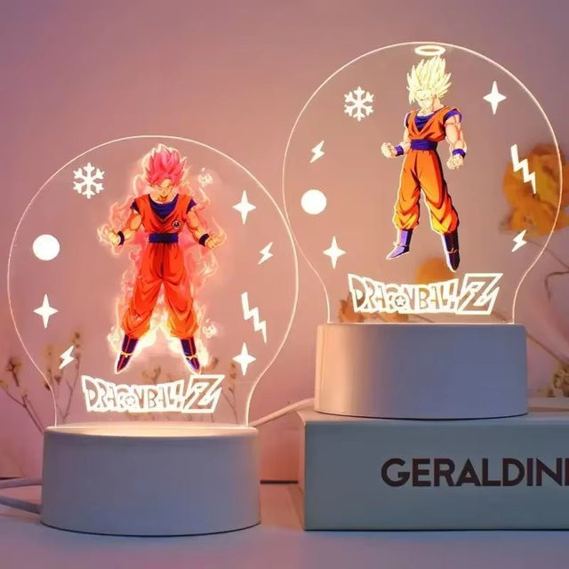 Bandai Dragon Ball Goku Nachtlicht, 3D Ornamente, Tisch Lampe - Bild 1