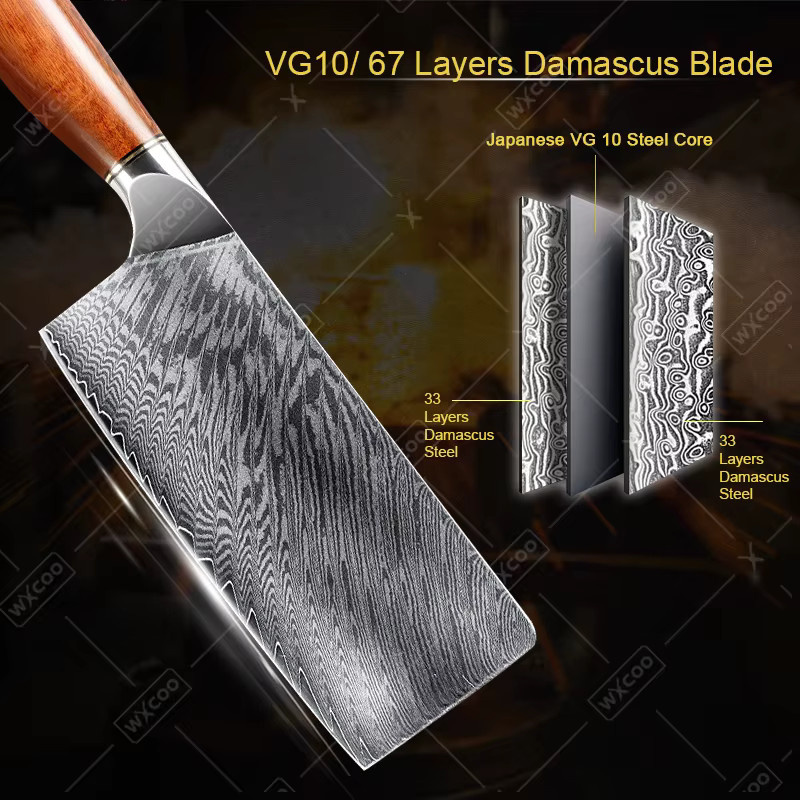 WXCOO Ausbeinmesser aus Edelstahl in Silber als Allzweckmesser für Fleisch, Gemüse und Fisch - Bild 3