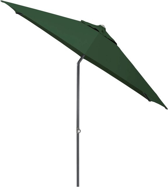 Kettler Marktschirm EASY PUSH mit UV 50+ Schutz, Farbe Grün/Anthrazit, Durchmesser: 230 cm, Höhe: 250 cm - Bild 1