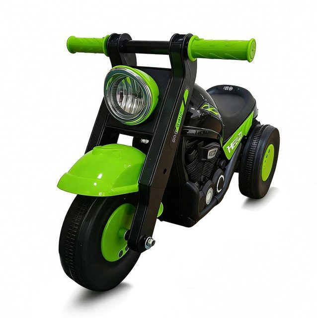 Chipolino Bubble Rider Rutscher mit Musik und Seifenblasen im Motorraddesign, grün, ab 3 Jahren - Bild 1