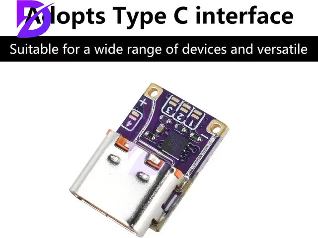 diymore PD3.0 PD3.1 QC3.0 Schnelllade-Modul mit Typ-C-Schnittstelle als DC Trigger für 5V/9V/12V/15V/20V - Bild 1