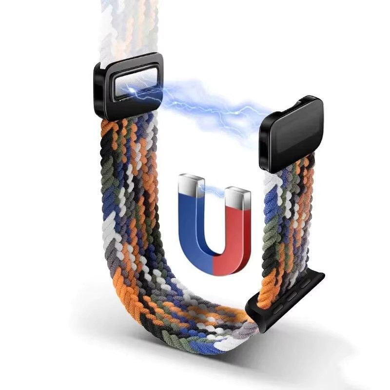 Armband für Xiaomi Smart Band 10 Pro, TPU-Hülle, magnetisches geflochtenes Nylon-Schlaufenband, Unisex - Bild 4