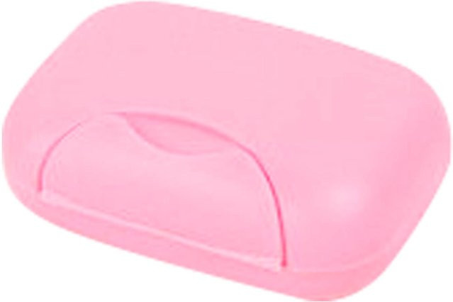 KaiSai Reiseseifenbehälter aus Kunststoff, wasserdicht und auslaufsicher, rosa - Bild 1