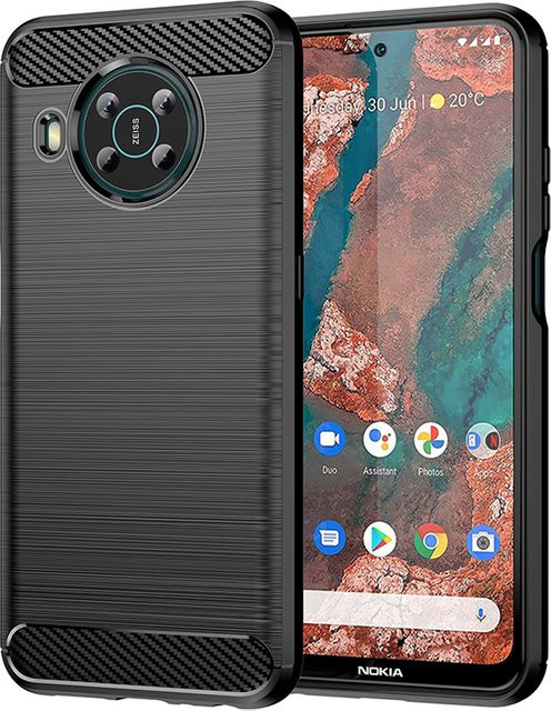 Stoßfeste Silikon-Handyhülle für Nokia X10, X20, XR20 und X100 in Blau - Bild 1